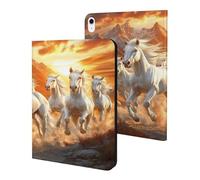 Seven Lucky Running Wild Horses Tablet Case Protective Case Stand Cover