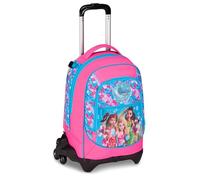 Seven Mermaid Magic Trolley Jack 3 Wheels, Fuchsia, Backpack with Detachable Trolley 33 Litres, for Elementary and Middle School, Girls, Fuchsia, Taglia unica, Casual