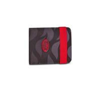 Seven Milan Elastic Wallet, Black, Banknote and Card Slots, Coin Holder with Magnetic Button, External Elastic, for Kids and Teens, Travel, Leisure, Supporter Gift