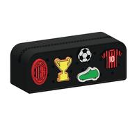 Seven Milan Silicone Sachet with Custom Patch Seven Milan, School and Leisure, Boy and Girl, Black, Taglia Unica