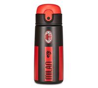 Seven Milan Thermal Bottle, Black, Temperature Maintenance up to 24 Hours, Nursery Bottle, Elementary School and Leisure, Child, Football, Black, Modern