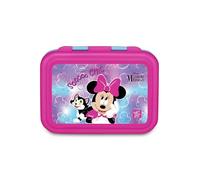 Seven Minnie Mouse Lunch Box, Lilac, 850 ml, Heat Resistant, Internal Divider, Dishwasher Safe, Steel Base, School, Sports, Travel, Girls