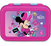 Seven Minnie Snack Holder, Pink, 850ml, Heat Resistant, Internal Divider