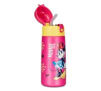 SEVEN Minnie Thermal Water Bottle for Children with Straw 460 ml No BPA - Kindergarten, Elementary School - Stainless Steel, Temperature Maintenance up to 24 Hours