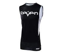 Seven MX Black 2018 Zero Staple Sleeveless MX Jersey