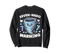Seven-Nado Tornado 7th Birthday Funny Storm Chasing Toddler Sweatshirt