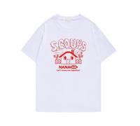 Seven Nana Bnb T-Shirt K-pop Printed Merch Tshirt Cotton Oversize Unisex Shirt(S.COUPS-White,L)