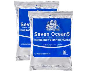 Seven Oceans Emergency Water - 2 x 500 ml