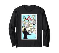 Seven of Cups Vintage Tarot Card - original Rider Waite Deck Long Sleeve T-Shirt