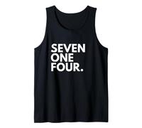 Seven ONE Four Area Code 714 Anaheim CA California USA Tank Top