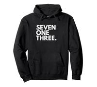 SEVEN ONE THREE Area Code 713 Houston Texas Pullover Hoodie