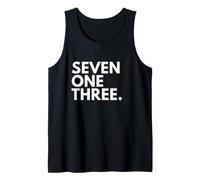 Seven ONE Three Area Code 713 Houston Texas Tank Top