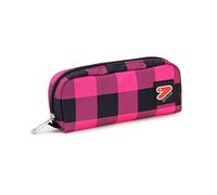 Seven Pencil case - Pen bag, multicolor, Box for Stationery, Pen Pouch for Teen Girls and Boys, Perfect for School Supplies, pink/black COLLEGE GIRL
