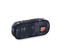 Seven Pencil case - TYE AND DYE BOY Pen Bag, Box for Stationery, Pen Pouch, Perfect for School Supplies, for Teen, Girls&Boys, Italian Design, black/gray