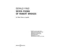 Seven Poems of Robert Bridges: No. 1 I praise the tender flower. MFS 820. op. 17/1. mixed choir (SATB) a cappella. Partition de chœur.