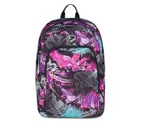 Seven Pro XXL Reversible Detach School Backpack, Purple, Double Compartment Backpack with Wireless Earphones, PC Pocket and Bottle Pocket, Middle and High School, Girl