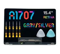 Seven Puppy Replacement for Pro Retina 15" A1707 2016-17 Late 2016 Mid 2017 EMC 3072 3162 Replacement LCD Screen Assembly (Silver)