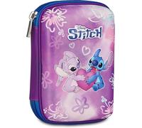 Seven Stitch Quick Case, Complete with Pencils, Markers, Colours, Backpack Accessories, Elementary, Medium, Top, Blue Deep, Girls and Children, Purple