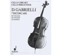Seven Ricercari cello (easy) Gabrielli Schott Music Saddle-wire stitching