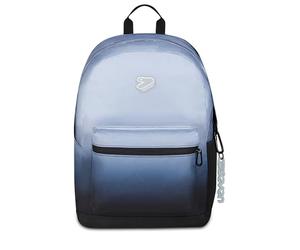 Seven Round Shade Tech School Backpack, Light Blue, 29 L, Single Compartment, Integrated Powerbank USB, Extensible, Front Pocket, Internal Laptop Compartment, Middle and High School, Children, Boys