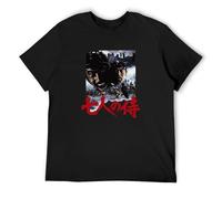 Seven Samurai Akira Kurosawa Movie Retro Vintage T-Shirt Graphic Unisex Tee Shirt Black M
