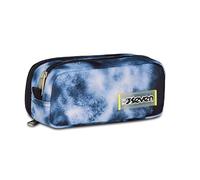 Seven School Double Sachet, Grey, Inner Pocket and Side Pocket with Elastic Loops, Backpack Accessories, Elementary and Middle School, Children and Boys, grey, Taglia Unica