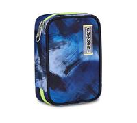 Seven School Pencil Case Speed Pad Plus Blue Fusion, Blue, Equipped Pen Holder, 45 Pieces, Removable Plates, Inner Pocket for Stationery, Accessories Backpack, Primary School, Child