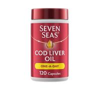 Seven Seas Cod Liver Oil One-A-Day Omega-3 Fish Oil & Vitamin D, 120 Capsules, 4 Months Supply