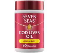 Seven Seas Omega-3 Fish Oil Plus Cod Liver Oil One A Day Capsules - Pack of 60