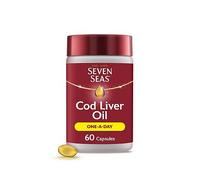 Seven Seas Cod Liver Oil One-A-Day Omega-3 Fish Oil & Vitamin D, 60 Capsules, 2 Months Supply