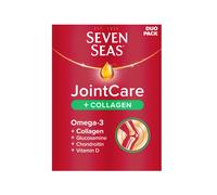 Seven Seas JointCare Plus Collagen, with Omega-3, Glucosamine, Chondroitin, Vitamins C and D, Manganese and Zinc, Food Supplements, 30-Day Pack