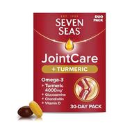 Seven Seas JointCare + Turmeric with Omega-3 & Glucosamine, 30 Capsules +30 Tablets