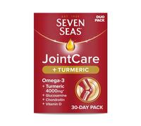 Seven Seas JointCare + Turmeric with Omega-3 & Glucosamine, 30 Capsules +30 Tablets