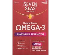 Seven Seas Natural Source Omega-3 Maximum Strength 1105mg FISH Oil 30 One-A-Day Capsules
