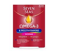 Seven Seas Omega-3 and Multivitamins Woman 30 Day 60 Capsules/Tablets Duo Pack
