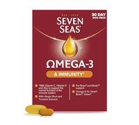 Seven Seas Omega-3 Fish Oil & Immunity with Vitamin C & D - 30 Capsules + 30 Tablets