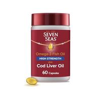 Seven Seas Omega-3 Fish Oil High Strength Plus Cod Liver Oil & Vitamin D, 60 Capsules, 2 Months Supply