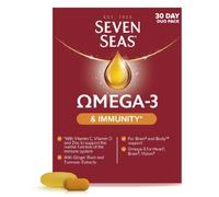 Seven Seas Omega-3 Fish Oil & Immunity, With Vitamin C, Vitamin D, Duo Pack: 30 Capsules+30 Tablets