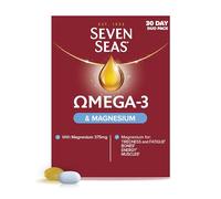 Seven Seas Omega-3 Fish Oil & Magnesium, Omega-3 + Vitamin D for Whole Body Health+, Duo Pack: 30 Capsules + 30 Tablets, 1 Month Supply