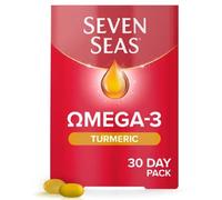 Seven Seas Omega-3 Fish Oil & Turmeric With Omega 3 & Vitamin D, Duo Pack: 30 Capsules + 30 Tablets, 1 Month Supply