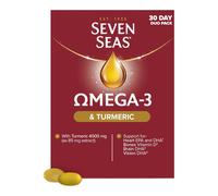 Seven Seas Omega-3 Fish Oil & Turmeric with Vitamin D 30 Day Duo Pack