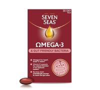 Seven Seas Omega-3 & Gut Friendly Bacteria: with Vitamin D, Omega-3 and Bacillus Subtilis, Food Supplements, 30-Day Pack