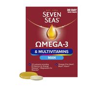 Seven Seas Omega-3 & Multivitamins for Men – 30-Day Duo (30 Omega-3 Capsules + 30 Tablets)