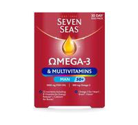 Seven Seas Omega-3 & Multivitamins Man 50+ - B Vitamins & Calcium - 30-Day Duo Pack
