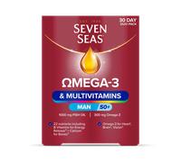 Seven Seas Omega-3 & Multivitamins Man 50+ 30 Tablets & 30 Capsules (1 Month Supply)