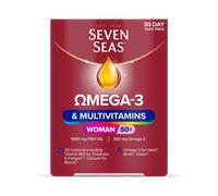 Seven Seas Omega-3 & Multivitamins Woman 50+ 30 Tablets & 30 Capsules (1 Month Supply)