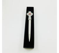 Seven Secrets Celtic Cross Design English Pewter Letter Opener | Made in England | 2011