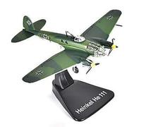 Seven Secrets | Die-cast Model Heinkel He 111 Bomber of WWII Aircraft Plane | Scale:1:144 | JJ03