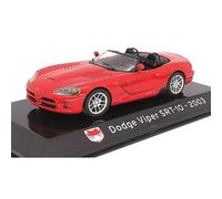 Seven Secrets Diecast Model Supercar | Blue Dodge Viper SRT 10 - 2003 in Red | SCALE 1/43 | PF46