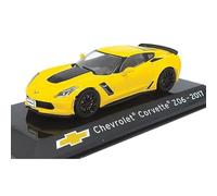 Seven Secrets Diecast Model Supercar | Chevrolet Corvette Z06 - 2017 in Yellow | SCALE 1/43 | PF53